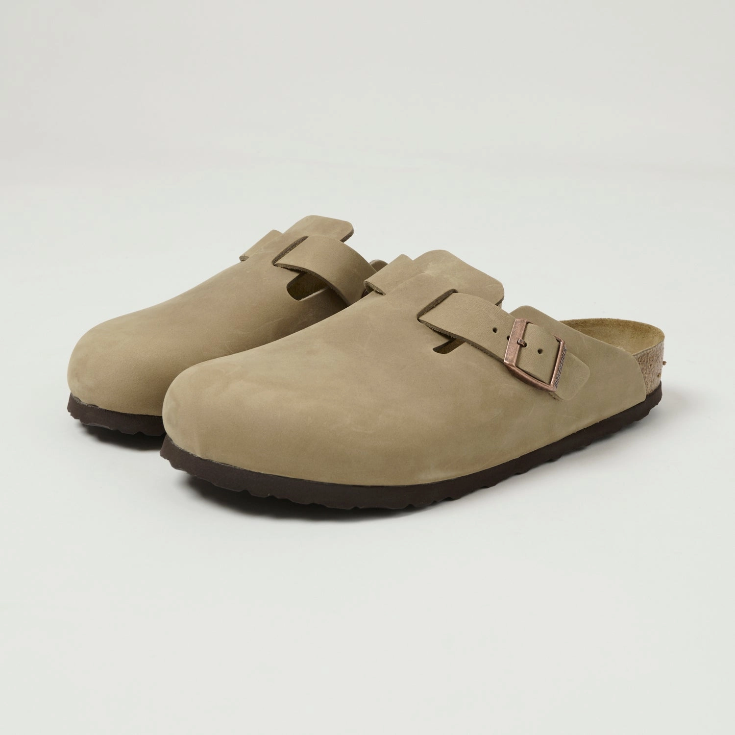 Birkenstock Boston Oiled Leather Shoe - Tobacco Brown Effortless Comfort