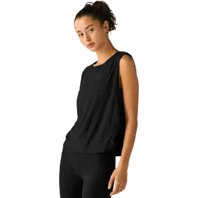 Women's Featherweight Side Note Twist Tank Anti Static Treatment Vegan