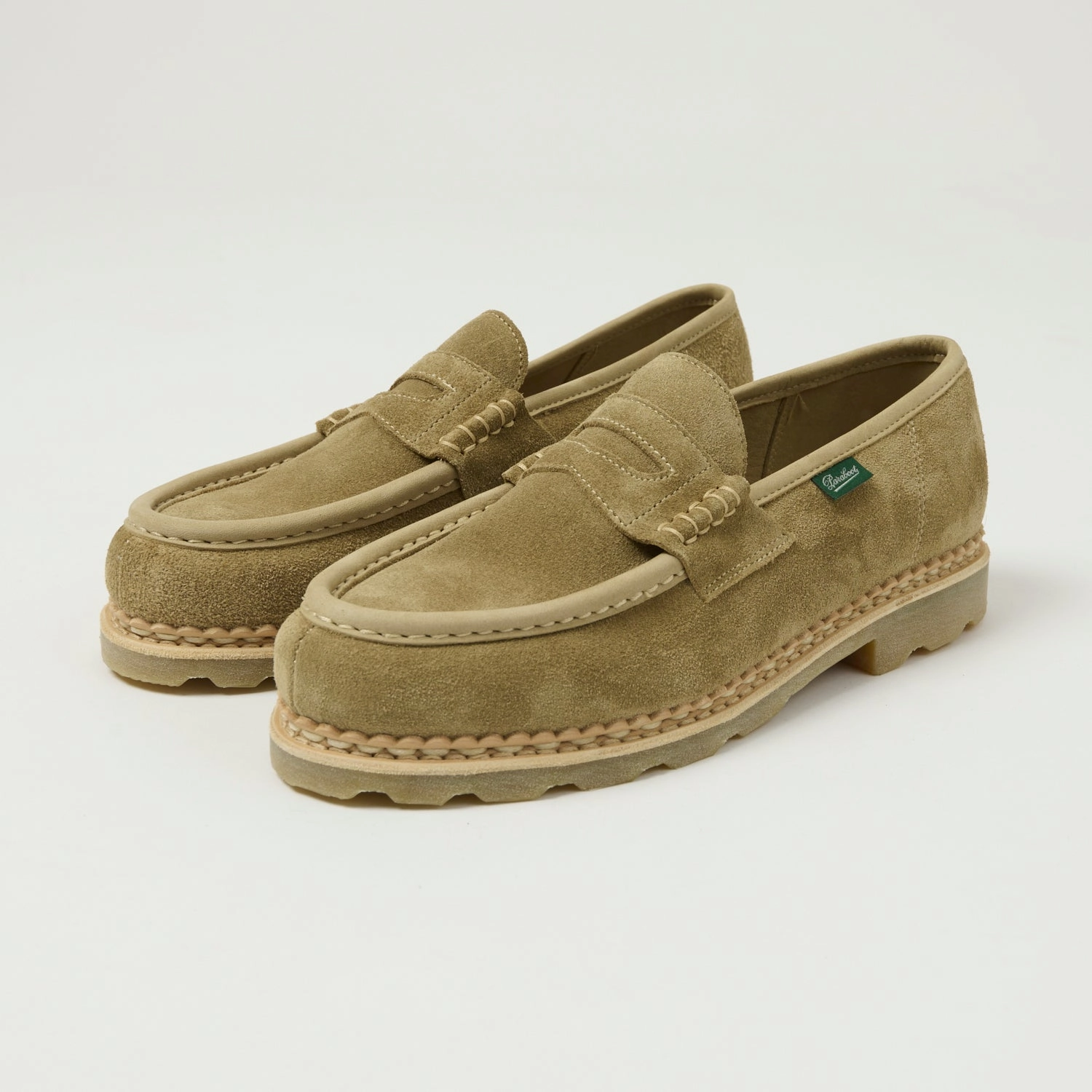 Versatile Casual Shoes Light Padding Paraboot Nantes Marche Loafer - Miel-Vel Sand