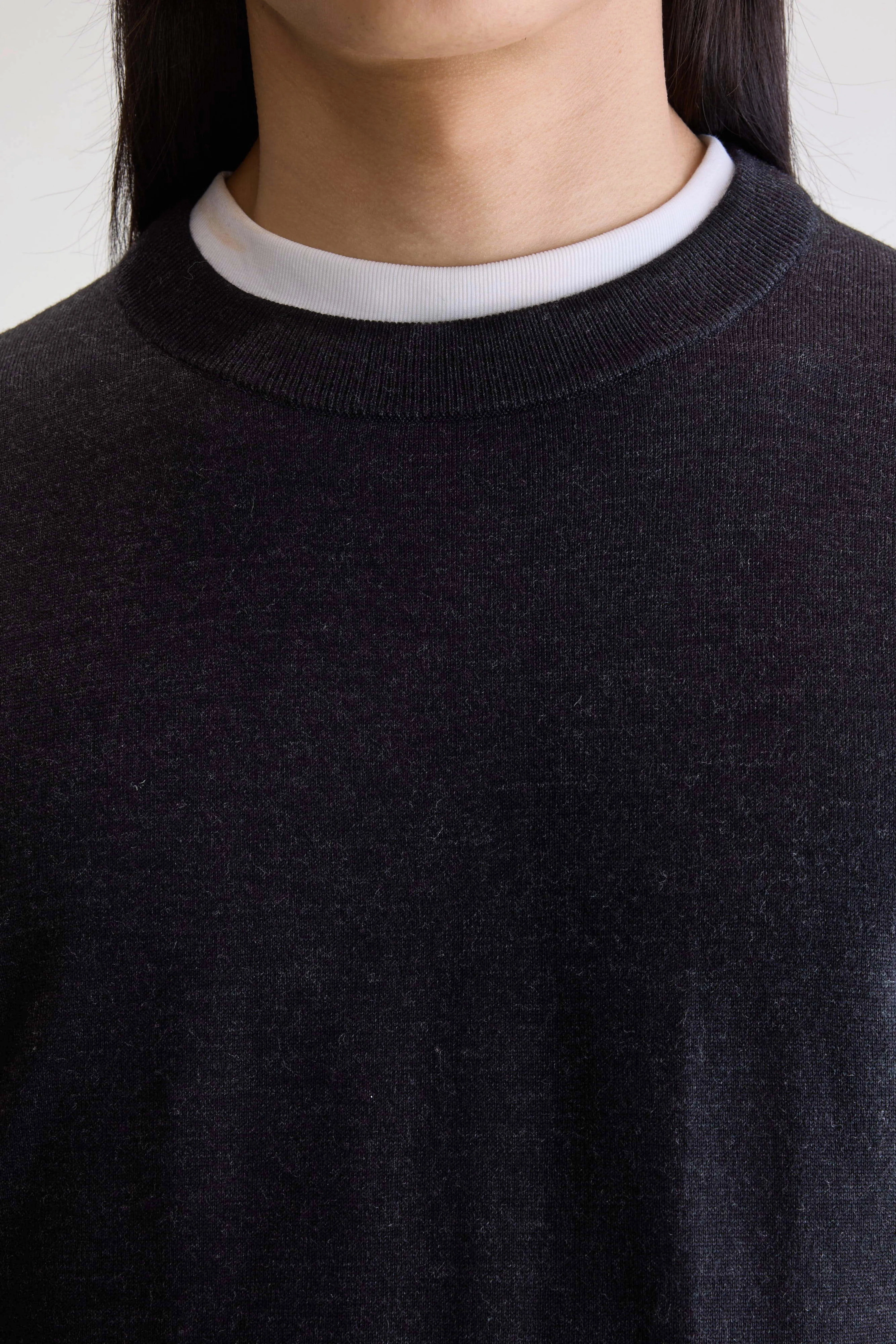 FadeResistant Treatment Work Day Dilliv crewneck sweater (252 / M / CHARCOAL)