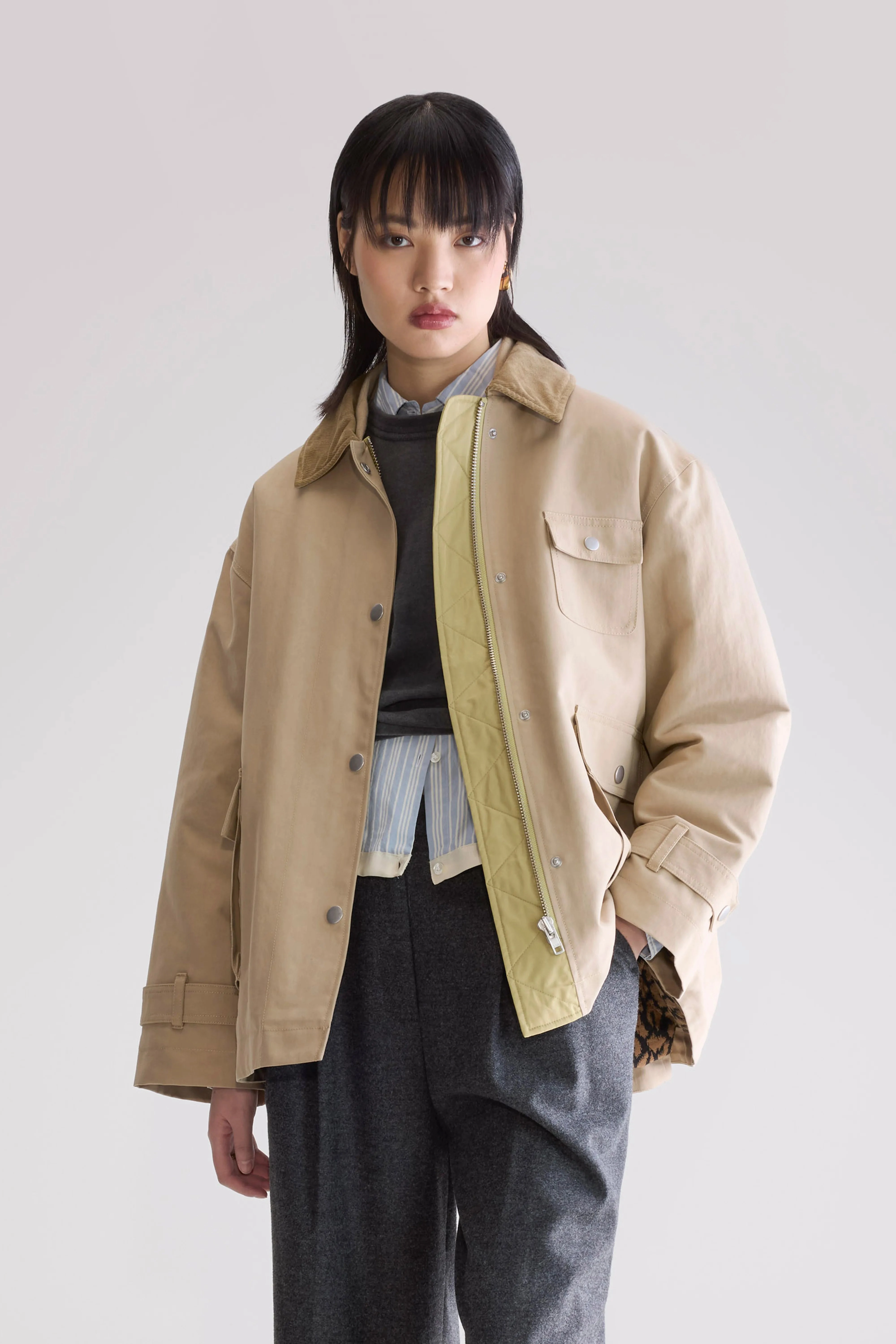 Compact Travel Friendly Weight Distribution System Jungle relaxed jacket (252 / W / CLAY)