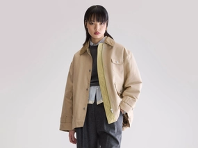 Aramid Fiber Blend Reinforced Seam Durability Jungle relaxed jacket (252 / W / CLAY)