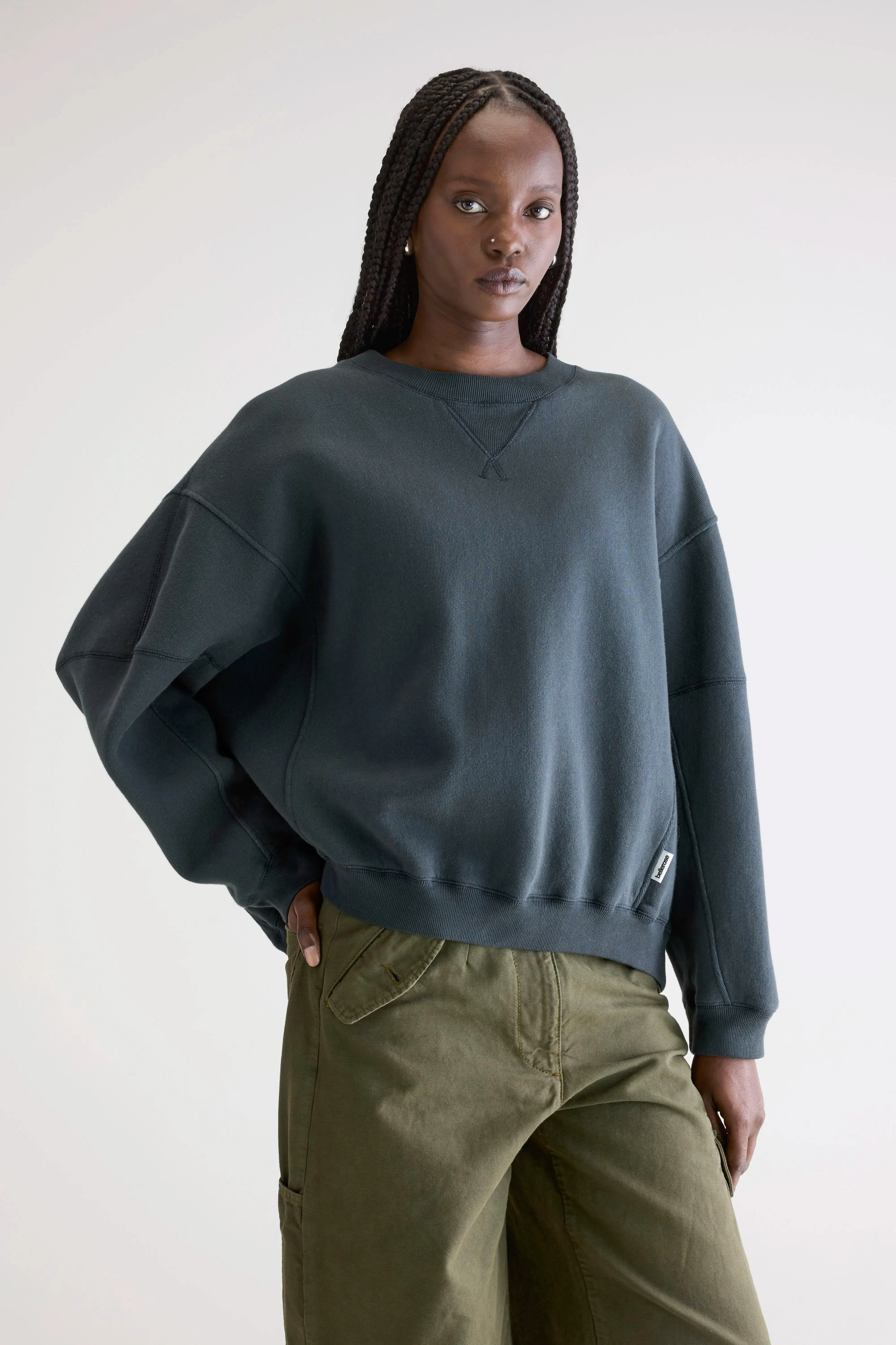 Flips crewneck sweatshirt (252 / W / PIRATE) Modern Apparel Versatile Layering Piece