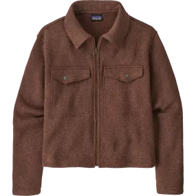 Taped Zipper Closures Relax Women's Better Sweater Zip Chore Jacket