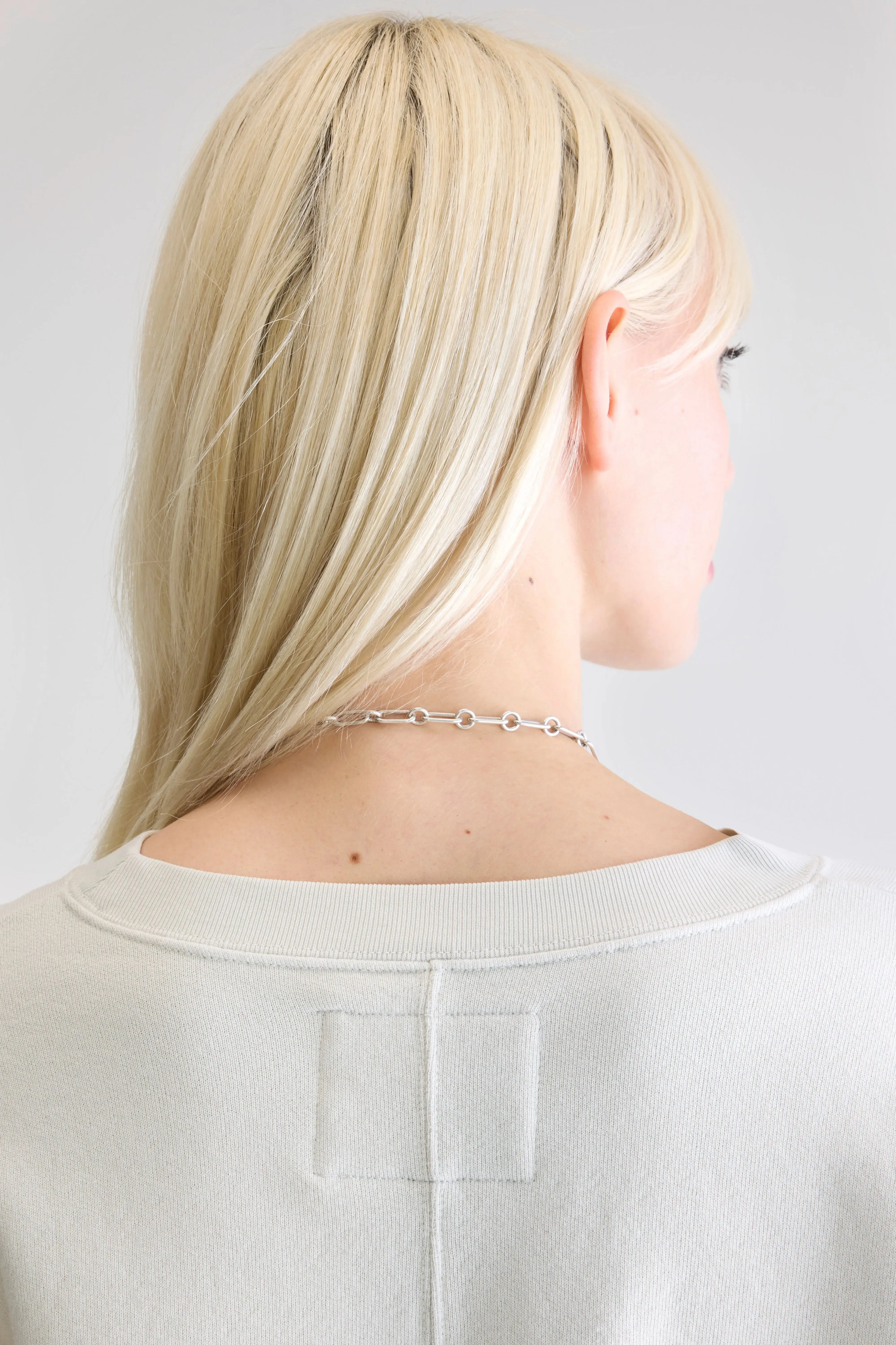 Sleek Finish Relax Fit Vicske crewneck sweatshirt (252 / W / NUAGE)