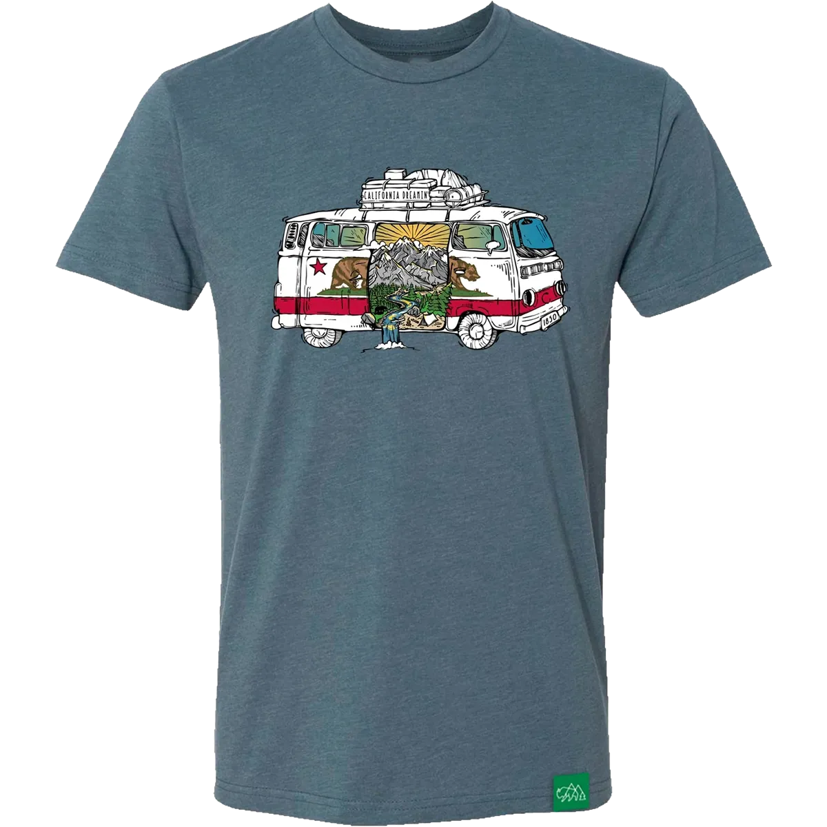 Men's California Road Trip Tee Sleek Look