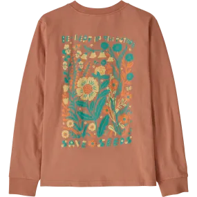 foldable Functional Design Youth Long Sleeve Graphic T-Shirt