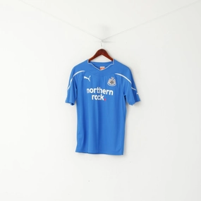 Fun Prints Hygroscopic Fiber Puma Newcastle United Men S Shirt Blue Football Club Toon Army Jersey Top