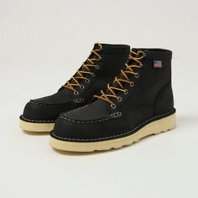 Danner 'Bull Run' Moc Toe Boot - Black Work Shift Work Wardrobe