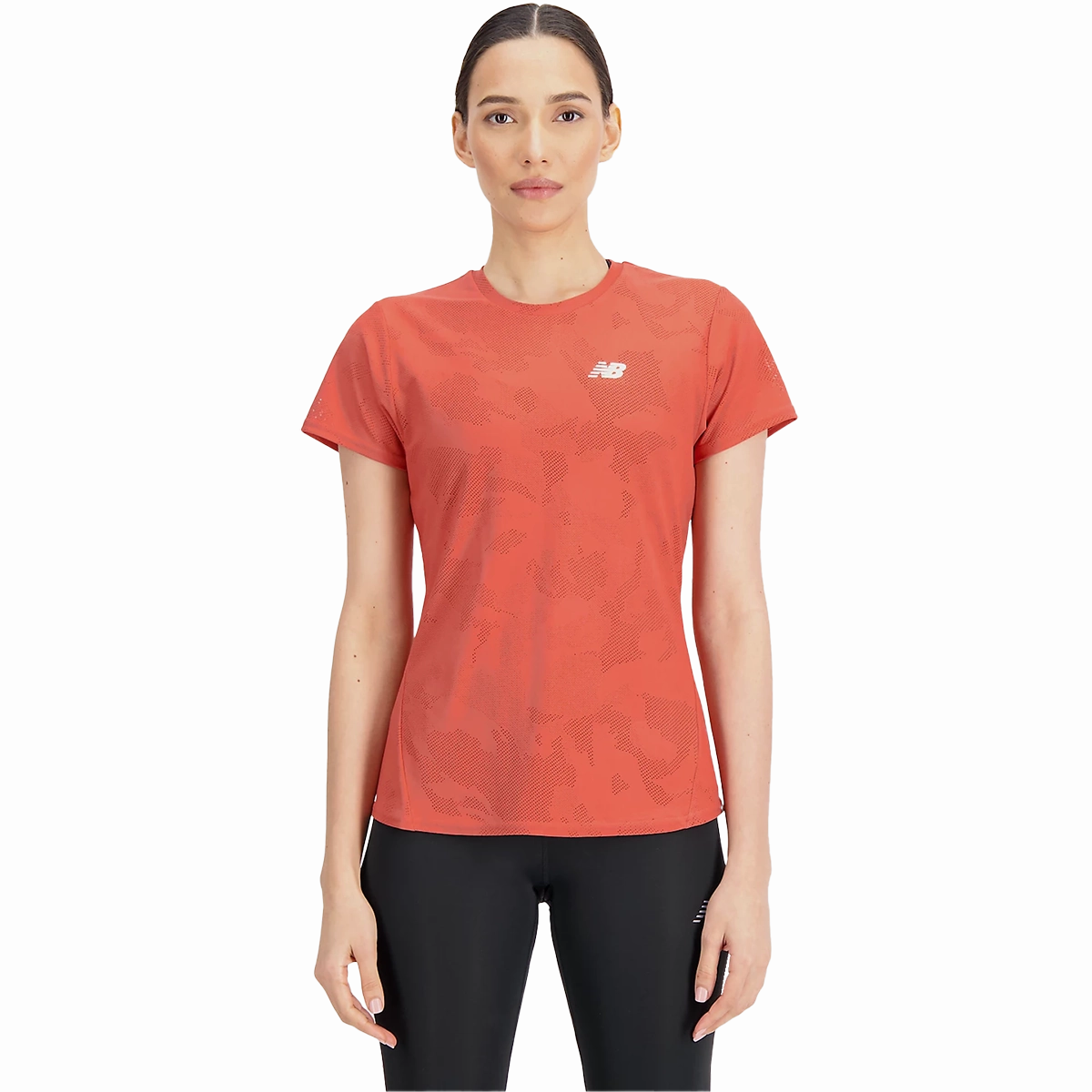 Women's Q Speed Jacquard Short Sleeve Daily Comfort MoistureWicking