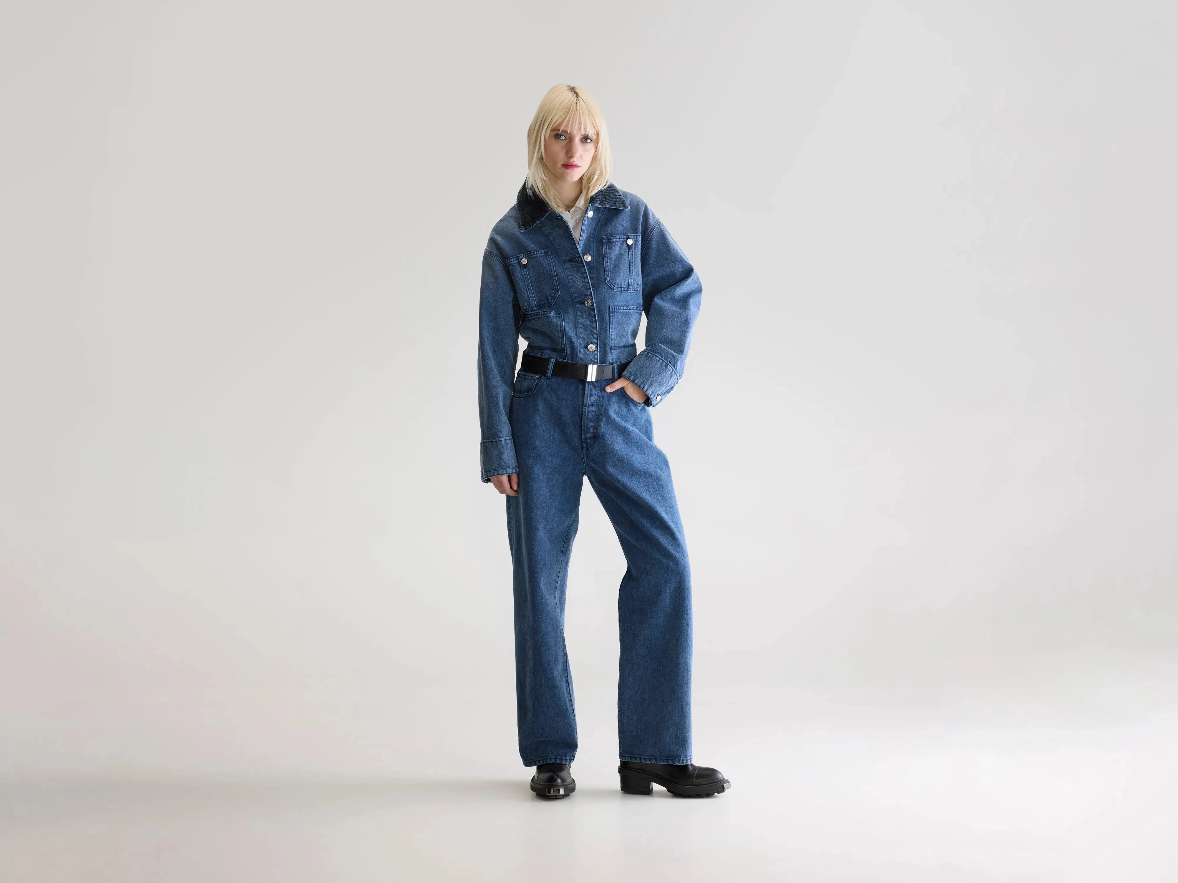 Comfy Wear Denim N. 66 wide jeans (252 / W / BLUE SNOW)