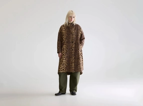 Juttac leopard-print trench (252 / W / COMBO D) All Day Comfort Design