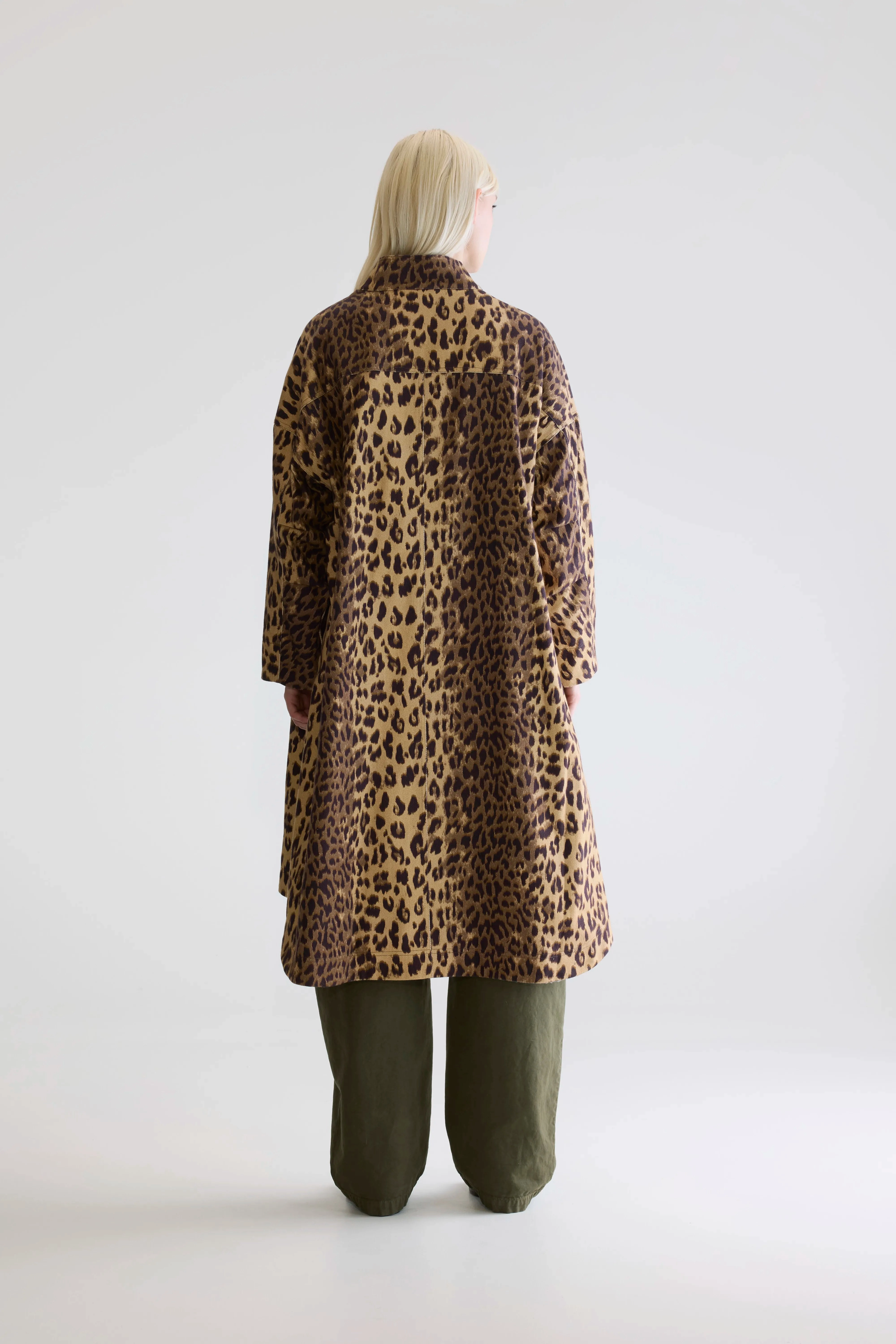 Juttac leopard-print trench (252 / W / COMBO D) New Cut