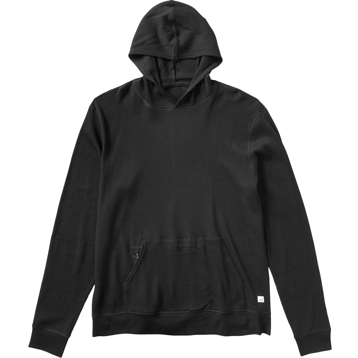 Men's Waffle Hoodie product label information Stylish Comfort