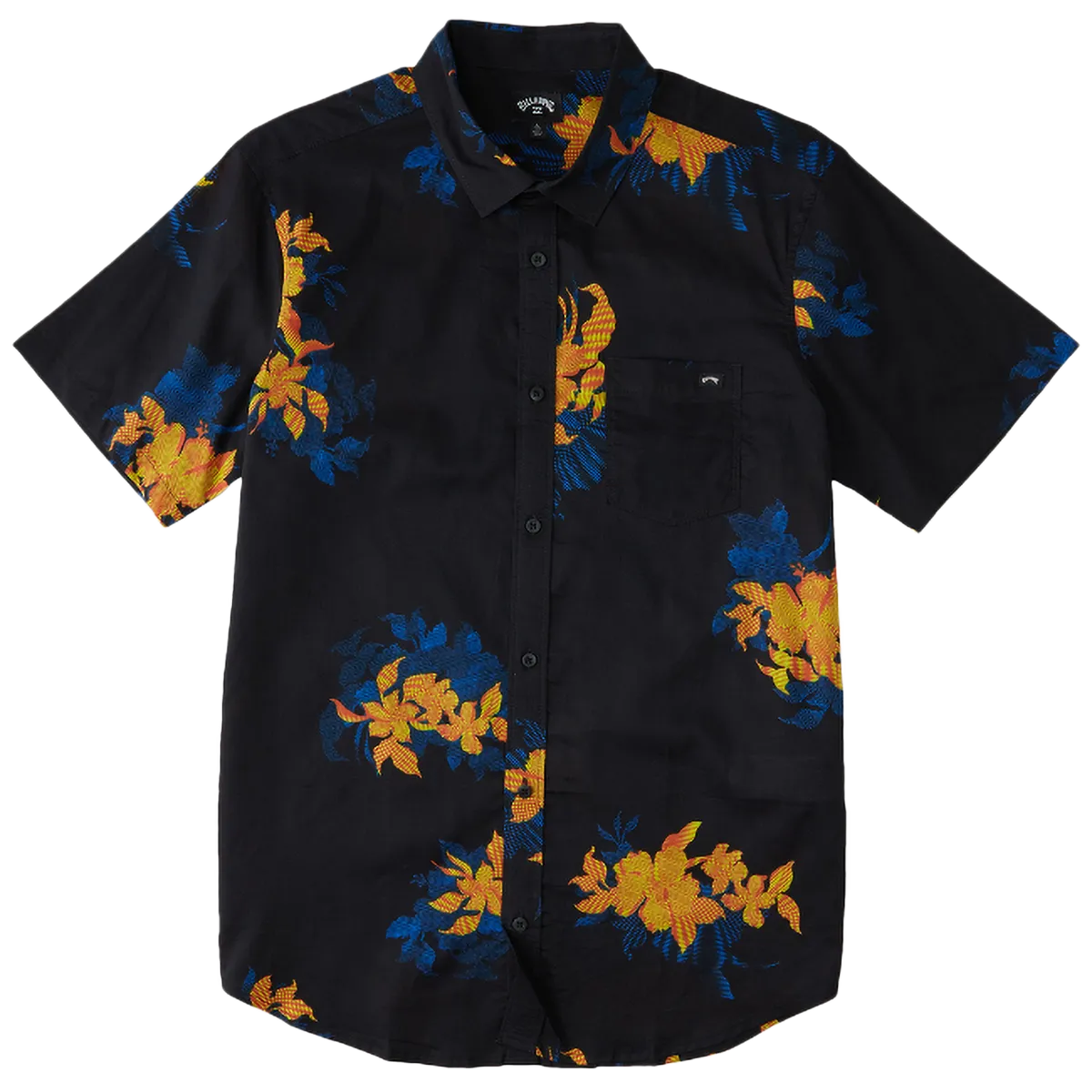 Odor Control Finish Men's Sunday Floral Short Sleeve
