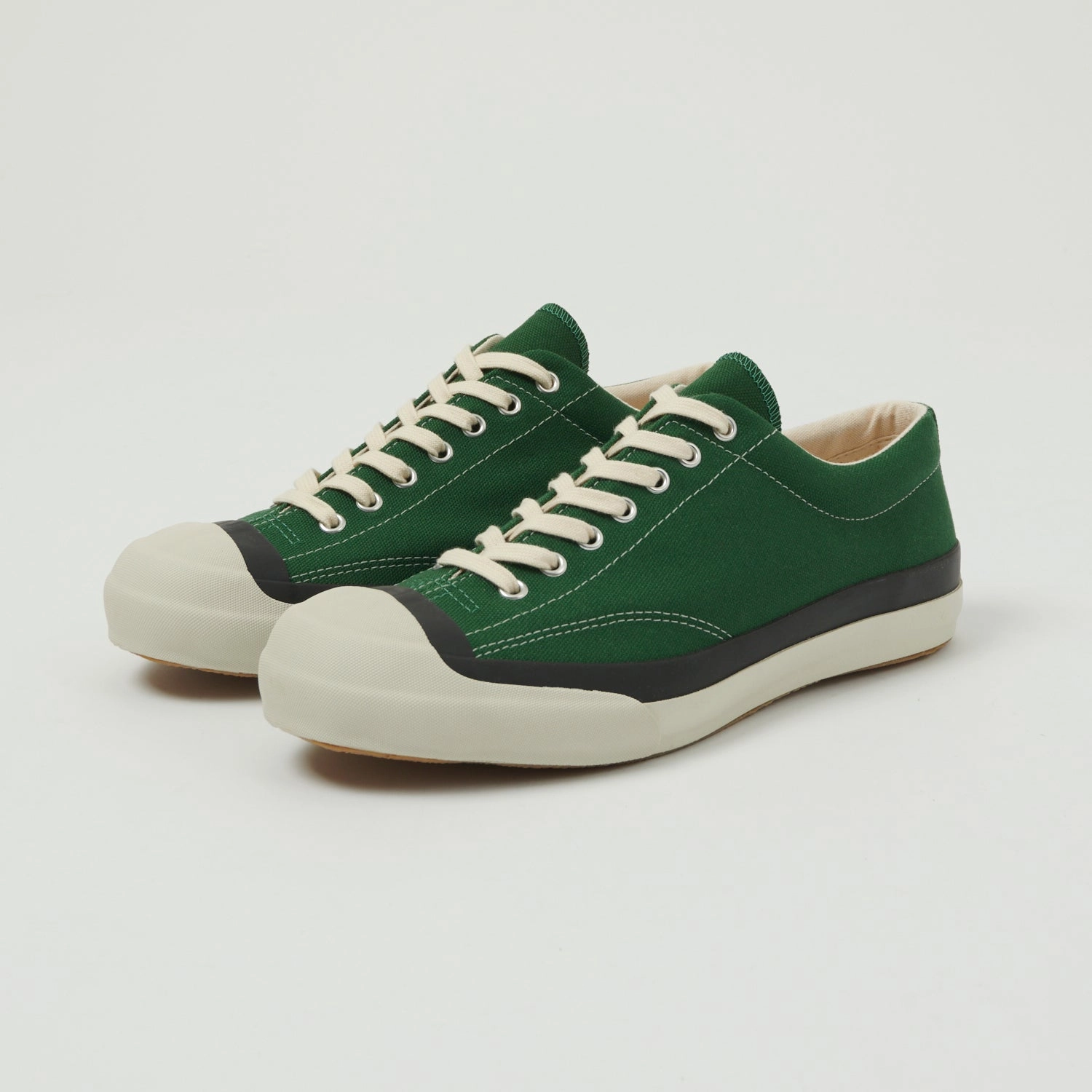 Style Motion Back Pull Moonstar 'Gym Court' Rubber Sole Canvas Sneaker - Green