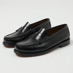 G.H. Bass Weejun Larson Moc Penny Loafer - Black Fashionable Functional Shoes Casual Footwear