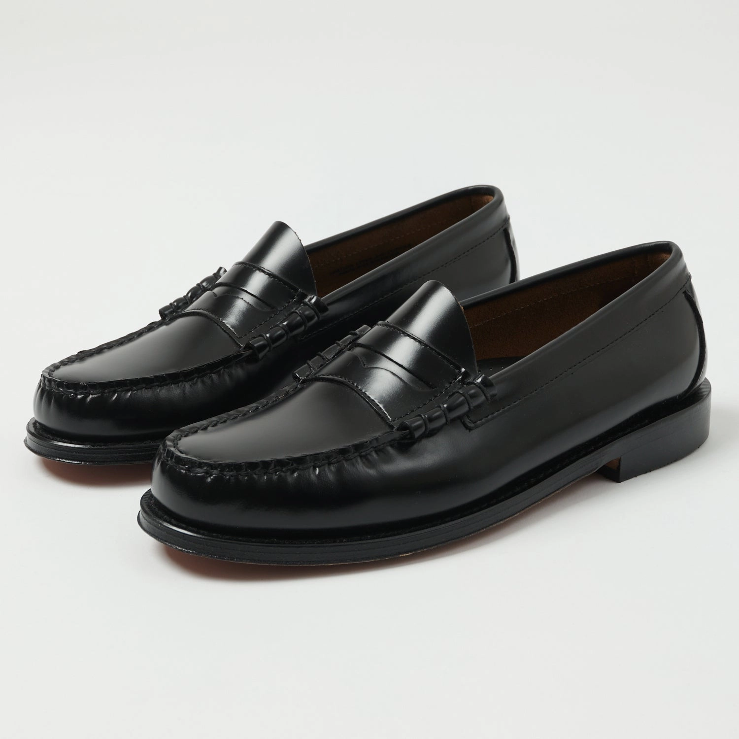 G.H. Bass Weejun Larson Moc Penny Loafer - Black Fashionable Functional Shoes Casual Footwear