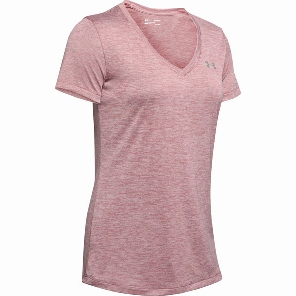 Women's Tech Twist Short Sleeve V-Neck Recycled Polyester Blend