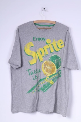 George Coca-Cola Womens 20 XL T-Shirt Grey Sprite Graphic Chill Mode Essential Top