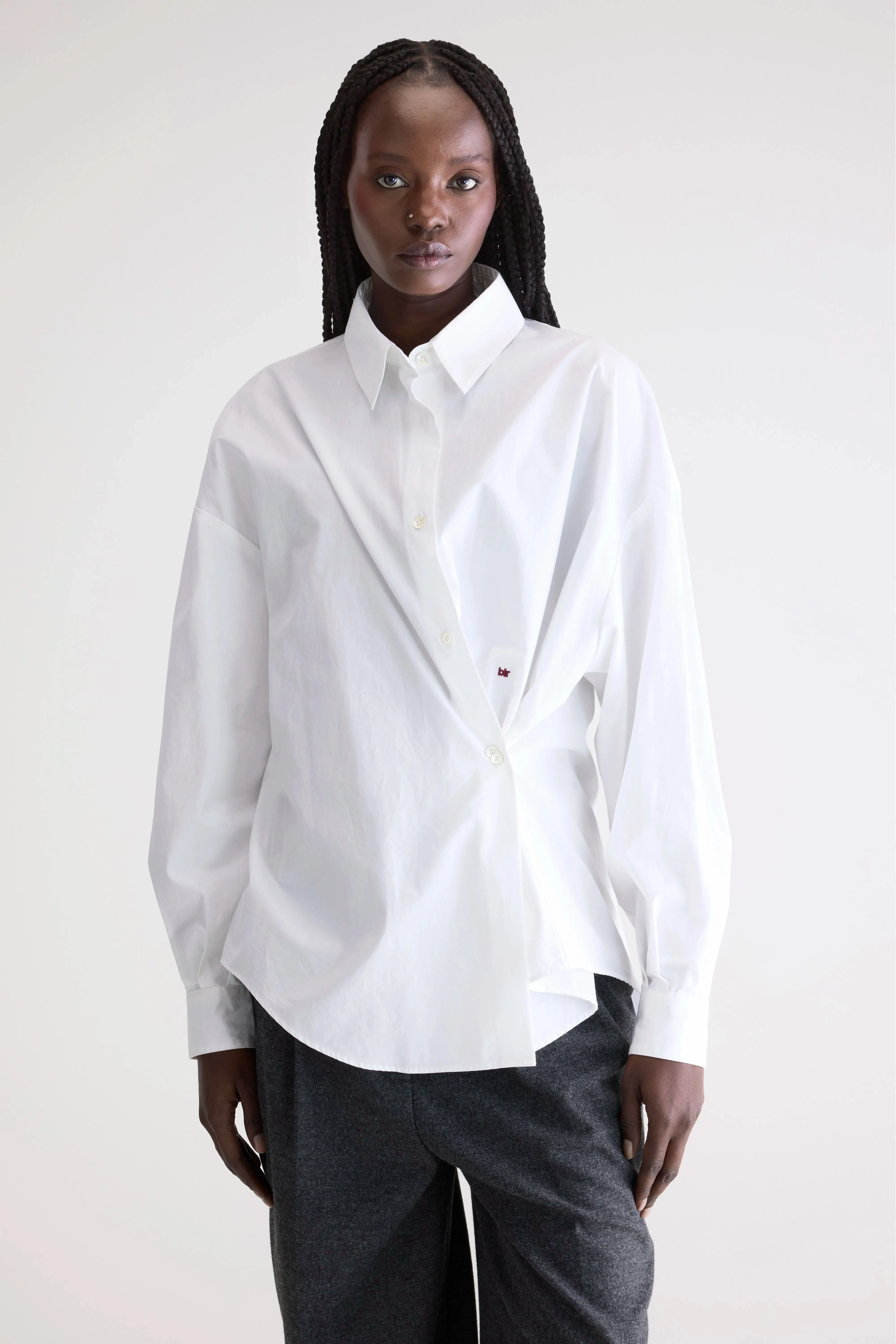 Gillian shirt (252 / W / WHITE) Basic Wear