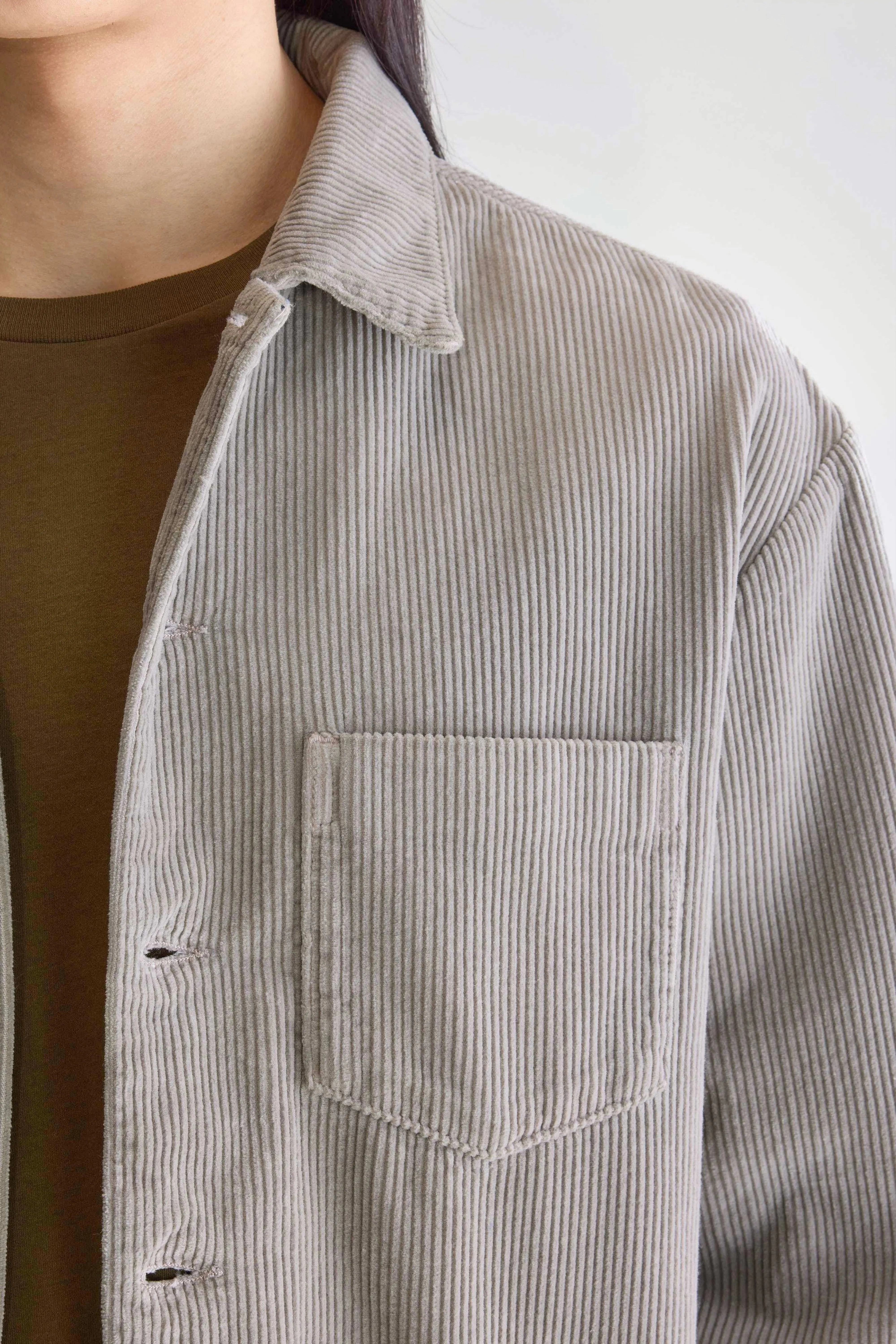 Weather Proof Weather Smart Look Goney corduroy overshirt (252 / M / ROCK)