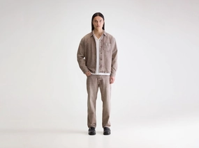 Stitched Look Goney denim overshirt (252 / M / BROWN SNOW)