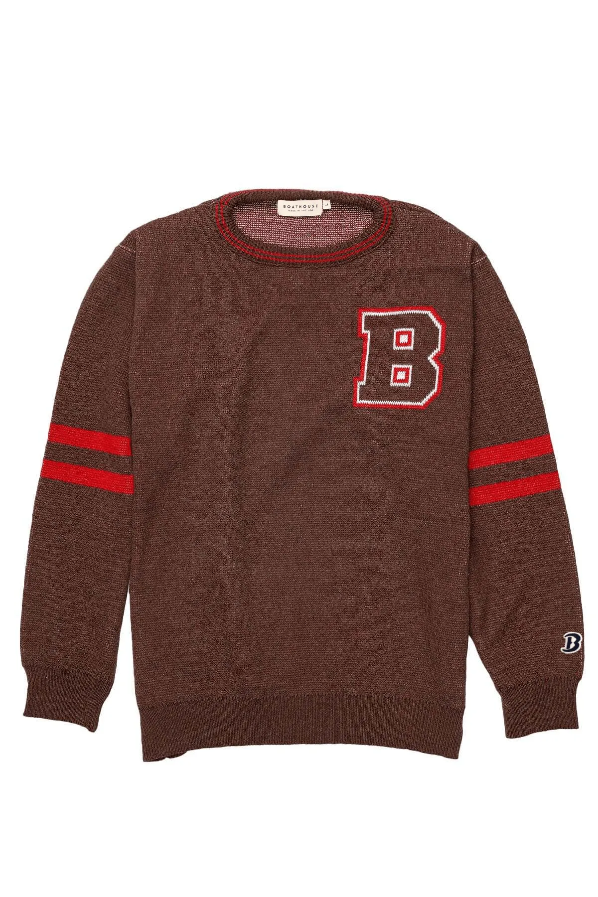 On-The-Go Style Giraffe like BROWN UNISEX KNIT CREW