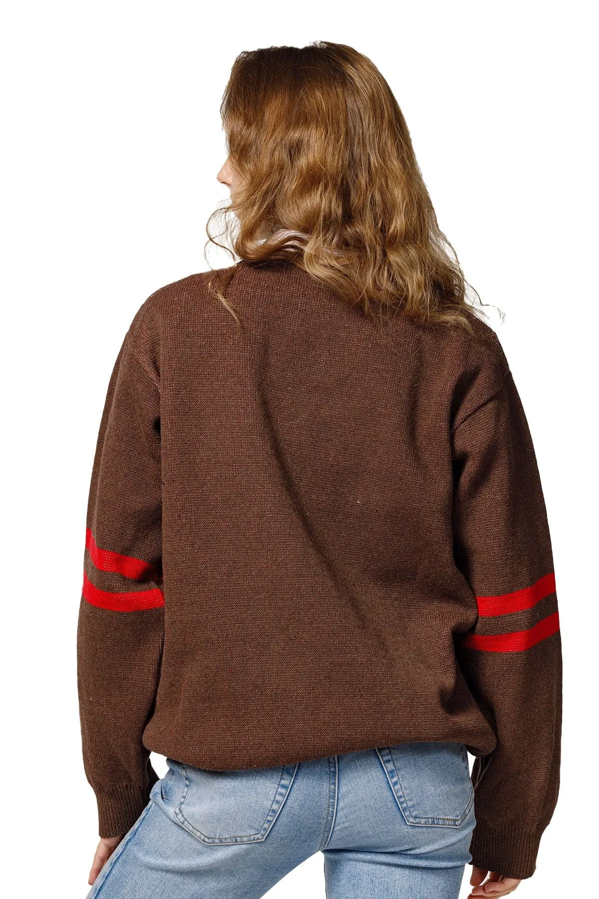 BROWN UNISEX KNIT CREW Ringtail possum like cruise vacation
