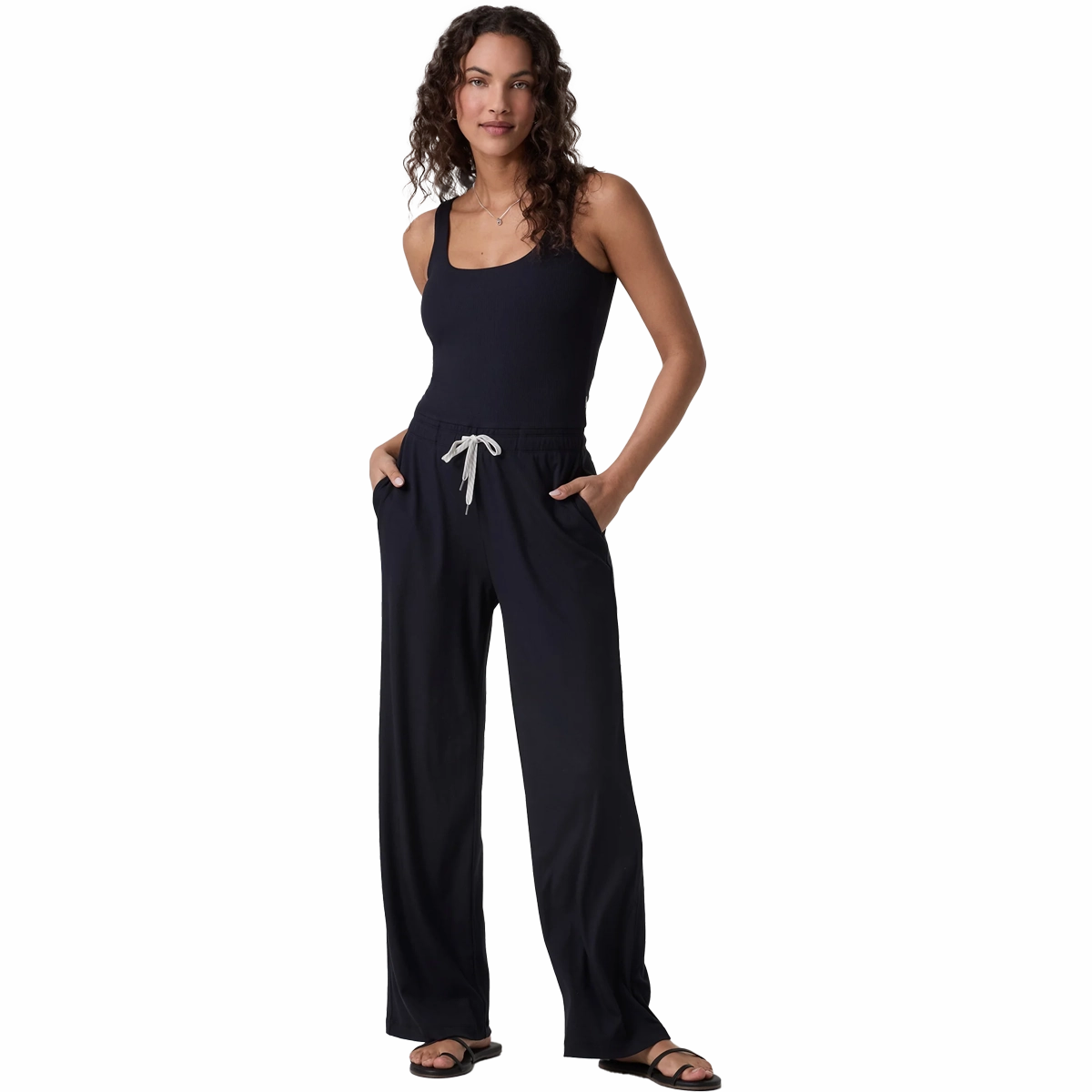 Women's Pose Scoop Jumpsuit Breathable Layer