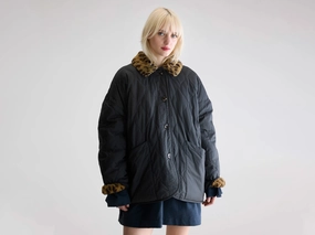 Convertible Features Hampton teddy jacket (252 / W / BLACK SAND)