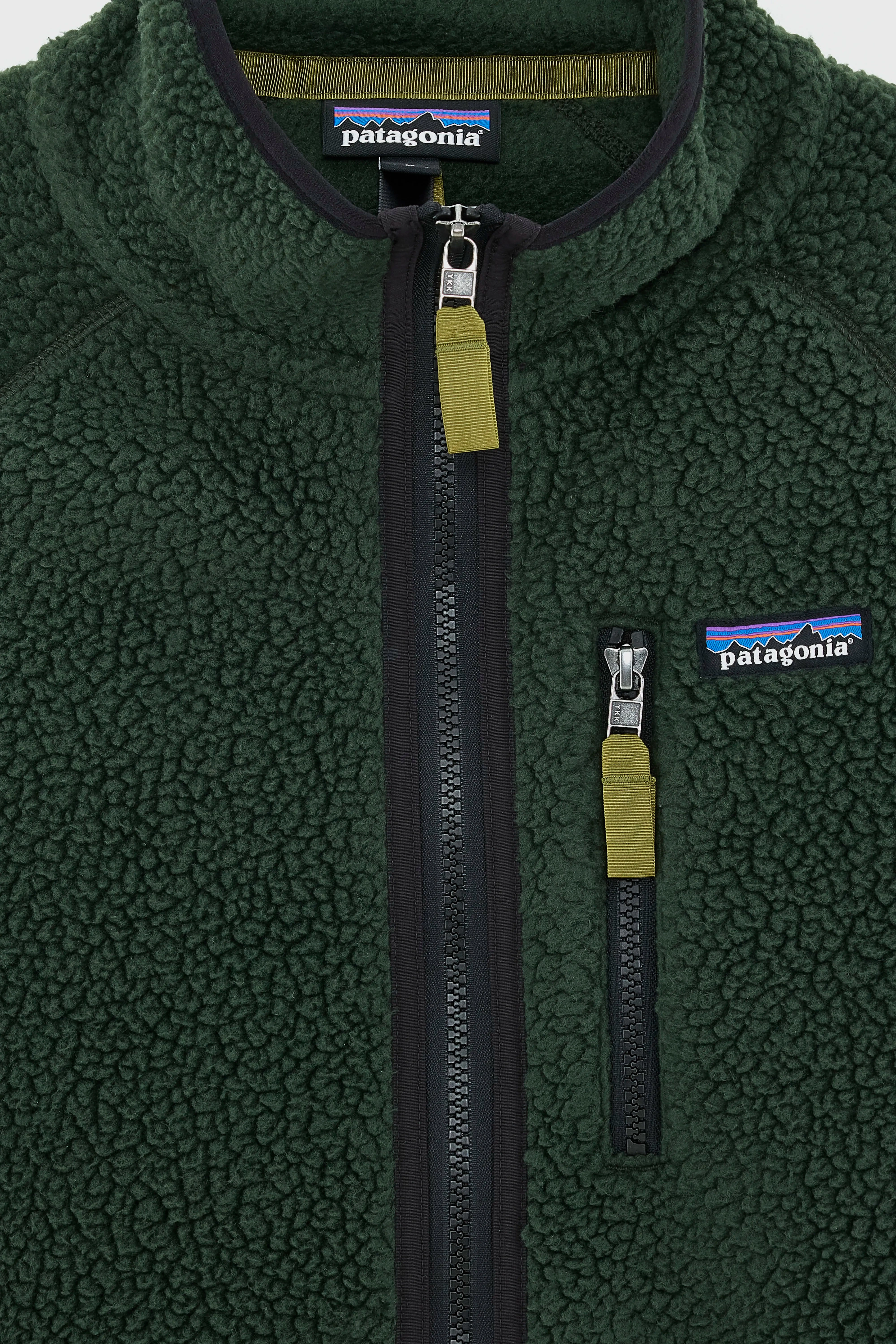 SeamSealed Edges Thermal Insulated Men's Retro Pile Fleece Jacket  (252 / M / GREEN)