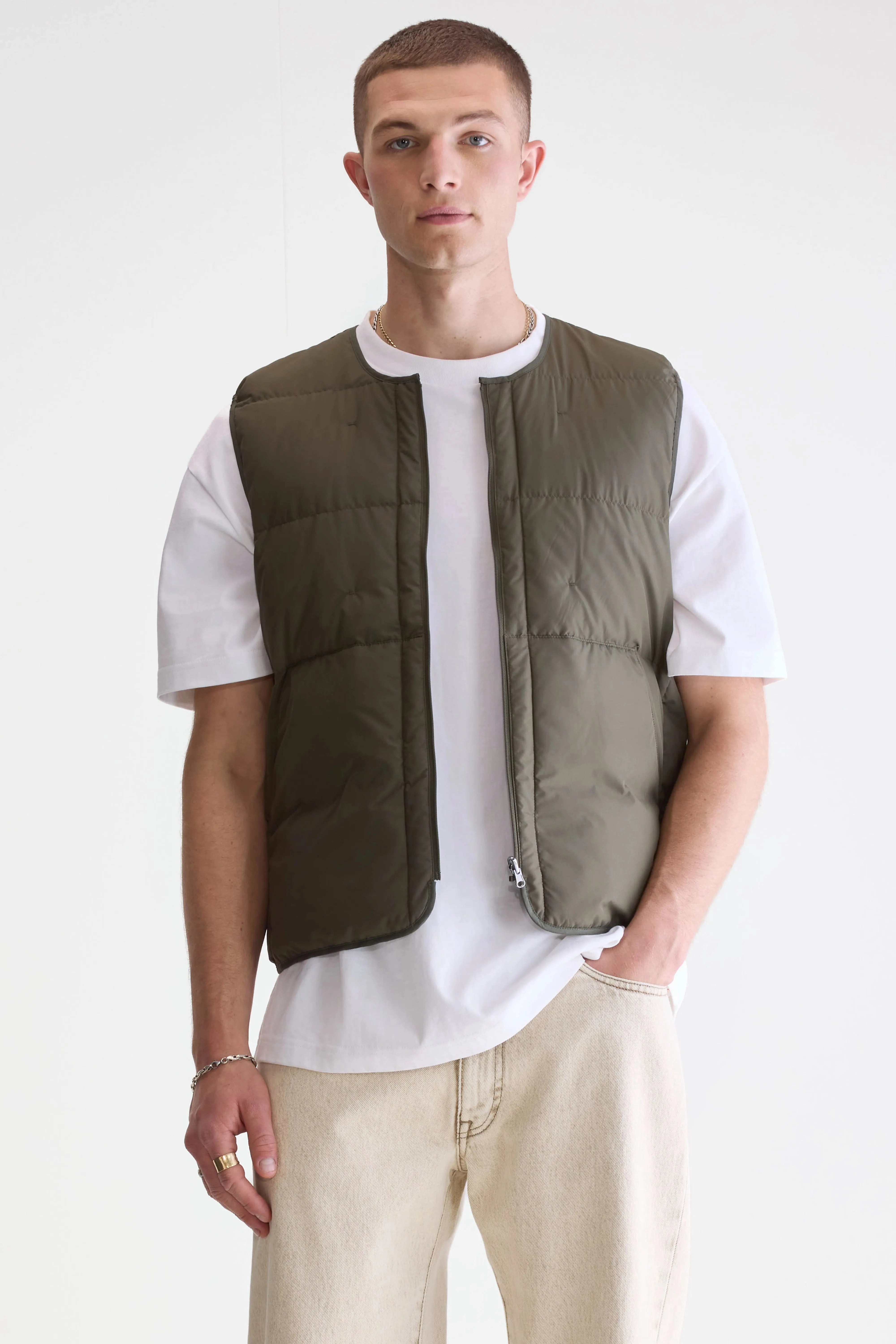 All Season Compatibility Hoch bodywarmer (251 / M / DARK OLIVE)