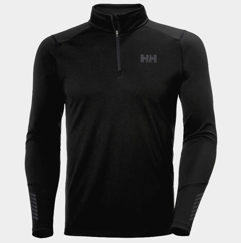WaterRepellentFabric Crisp Clean Fit Helly Hansen Lifa Merino Lightweight 1/2 Zip