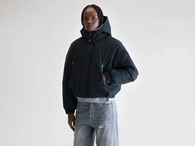 Herna cropped jacket (252 / W / BLACK BEAUTY) Thermal Lined Modular Attachments