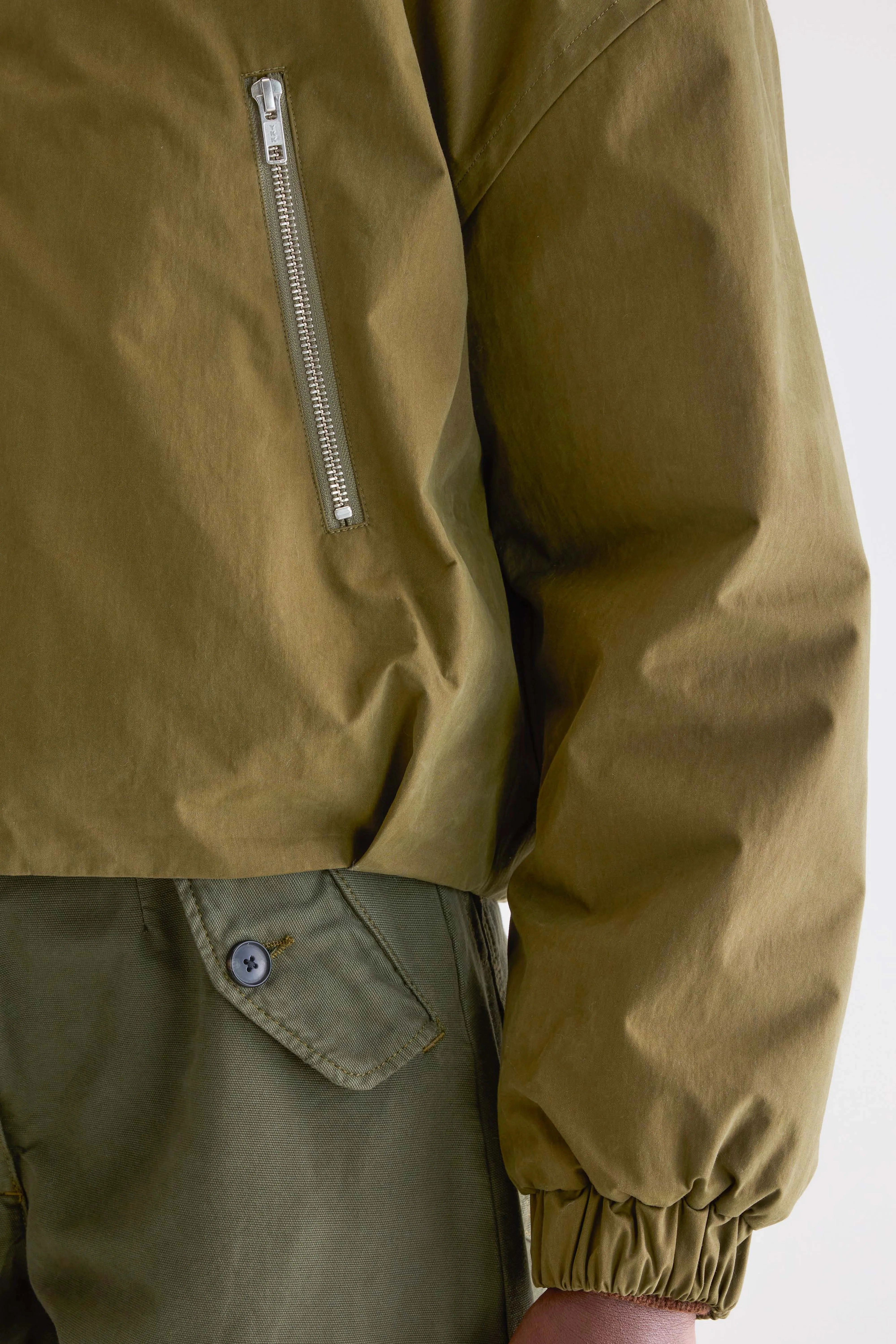 Herna cropped jacket (252 / W / MILITARY) Modern Street