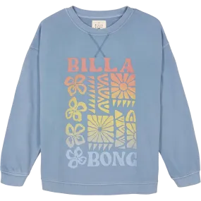 Youth Wood Block Crewneck Tweezers Quick Dry Tech