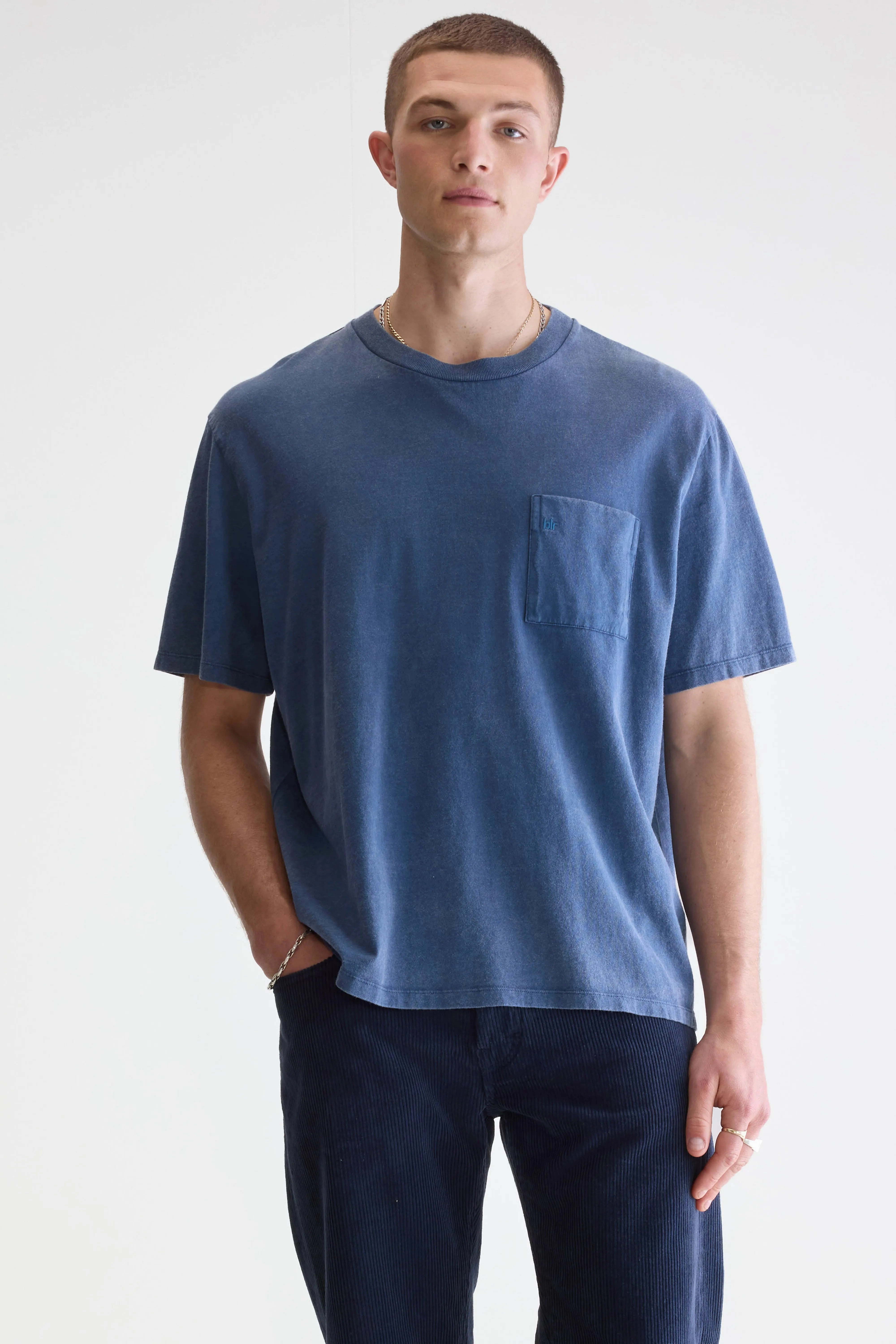 Effortless Fashion Summer Comfort Video relaxed t-shirt (252 / M / BLUES)