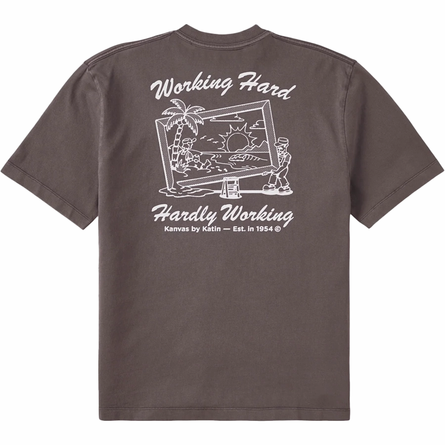 Versatile and Comfortable Anti Bacterial Treatment Men's Trabajo Relaxed Tee