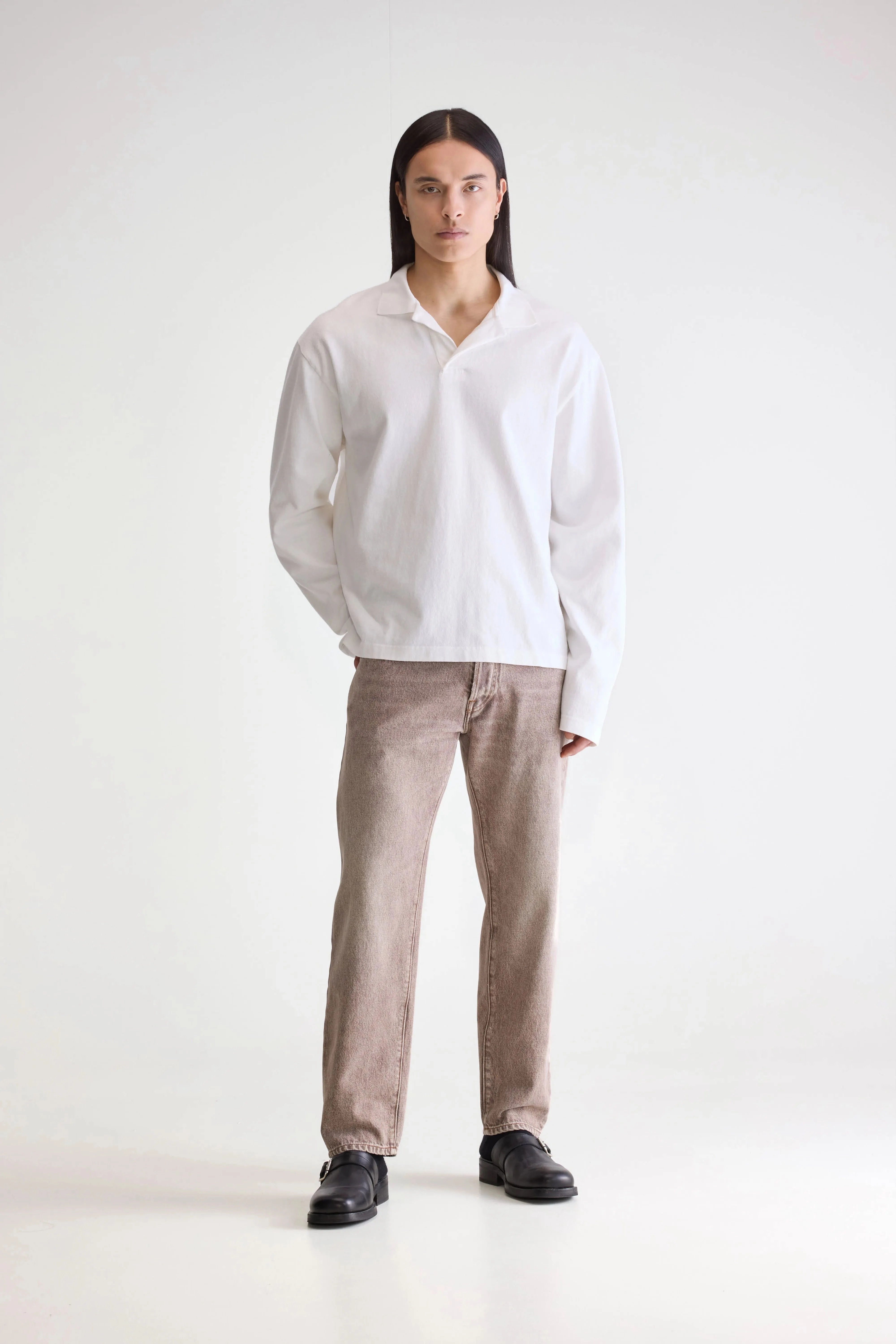 Chill Layer Athletic Cut Vlugies long-sleeve polo (252 / M / OFF WHITE)