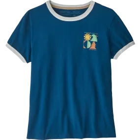 Casual Flex Women's Spirited Seasons Organic Ringer Tee