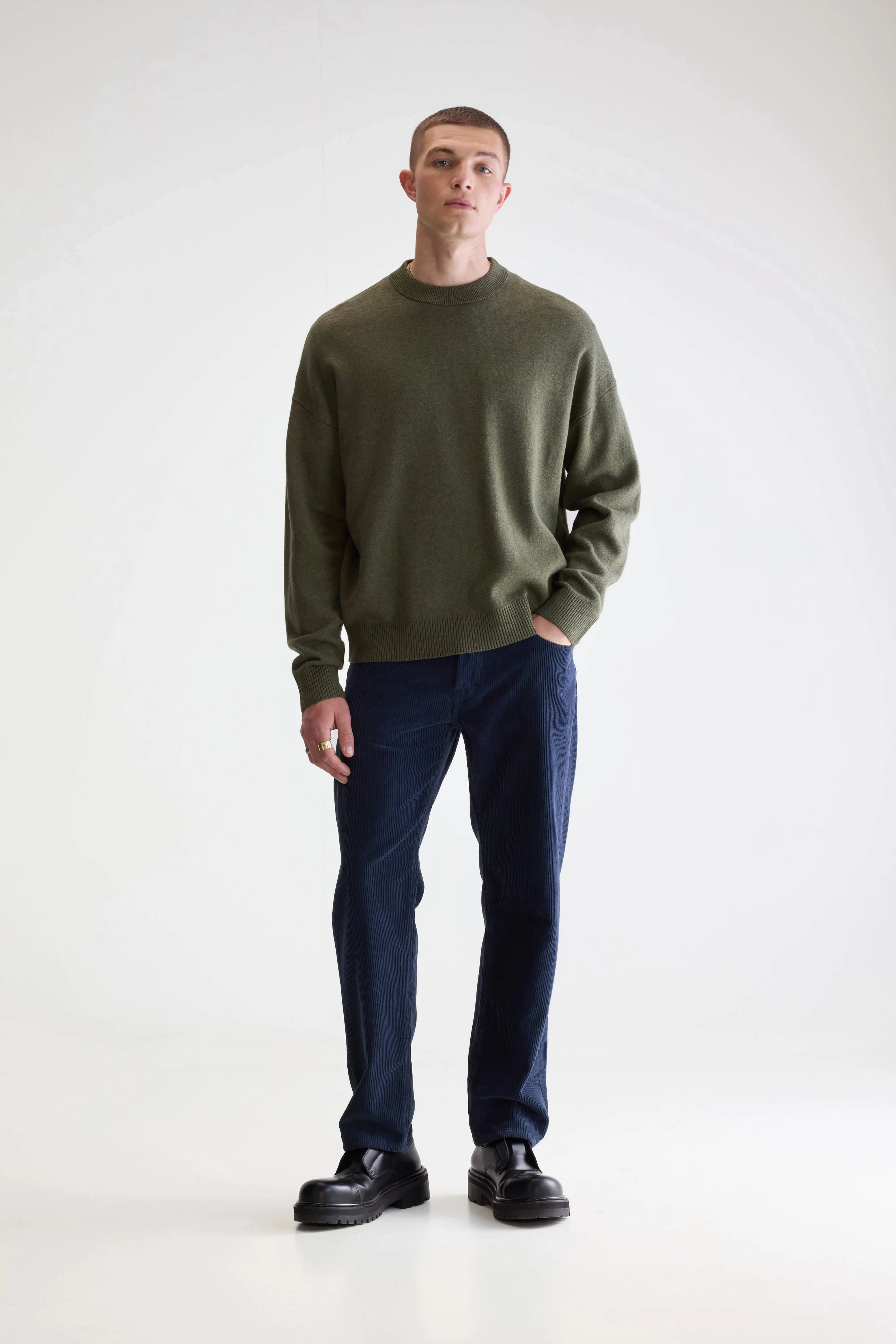 Modern Texture Geolem crewneck sweater (252 / M / JEEP)