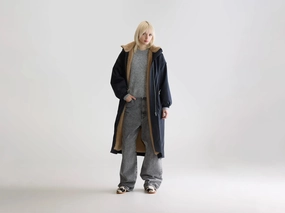 Outdoor Adventure Wear WaterResistantFabric Hosfo hooded coat (252 / W / NAVY)