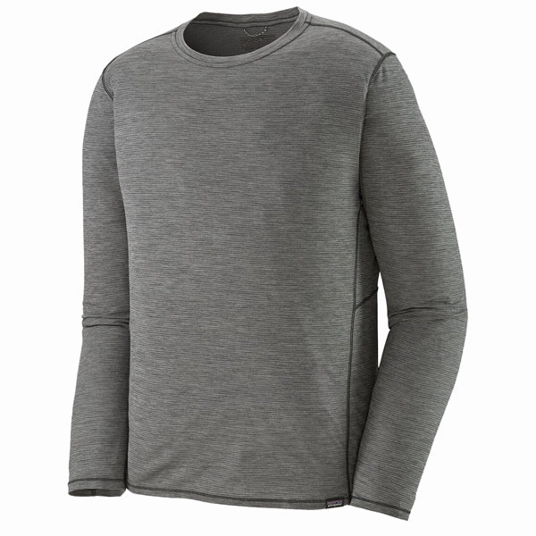 Men's Capilene Cool Light Weight Long Sleeve Youth sports wear OdorResistantLining