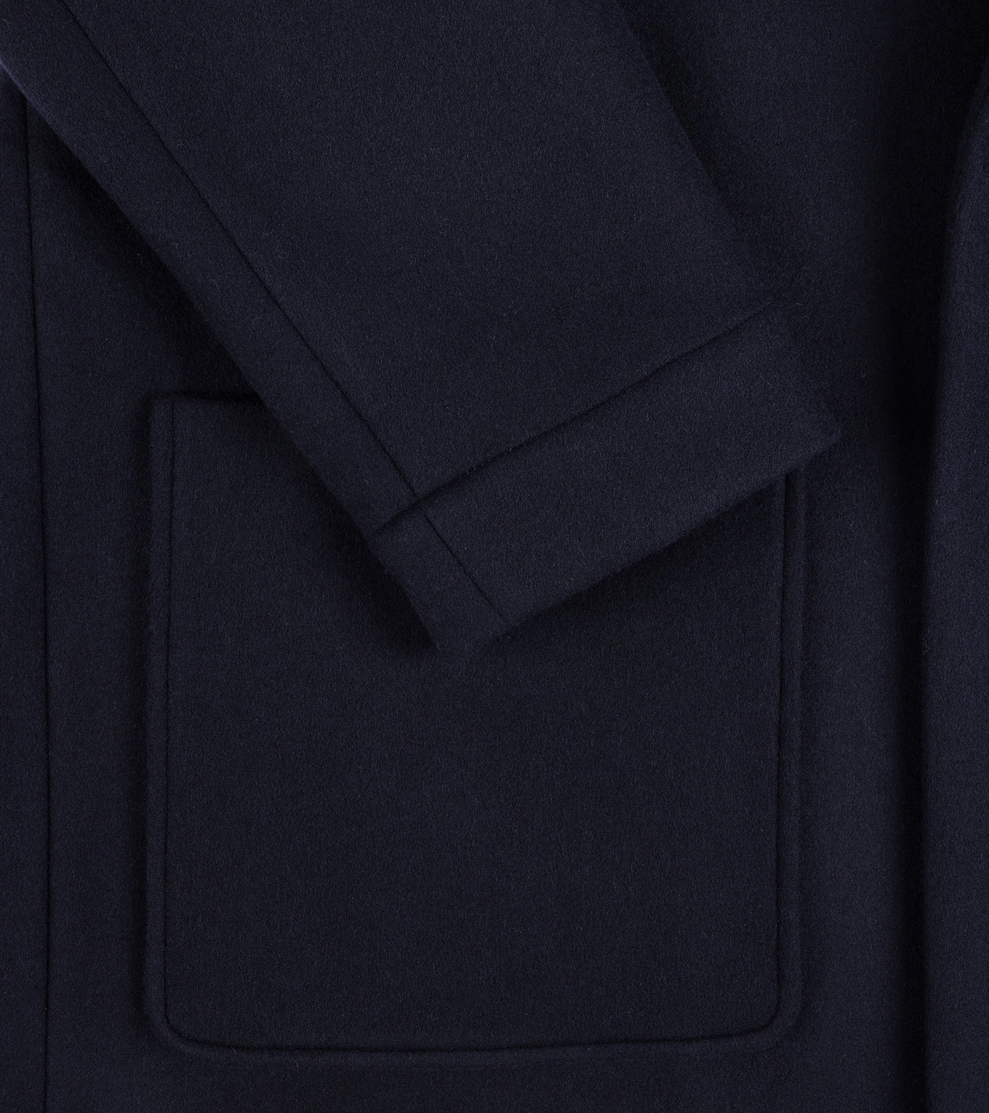 Outdoor Adventure Wear ShrinkResistantFabric De Bonne Facture Austrian Wool Cardigan Coat: Navy