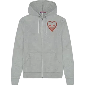 I Heart SF Zip Hoodie Cozy Clothing Style Comfy Street Style
