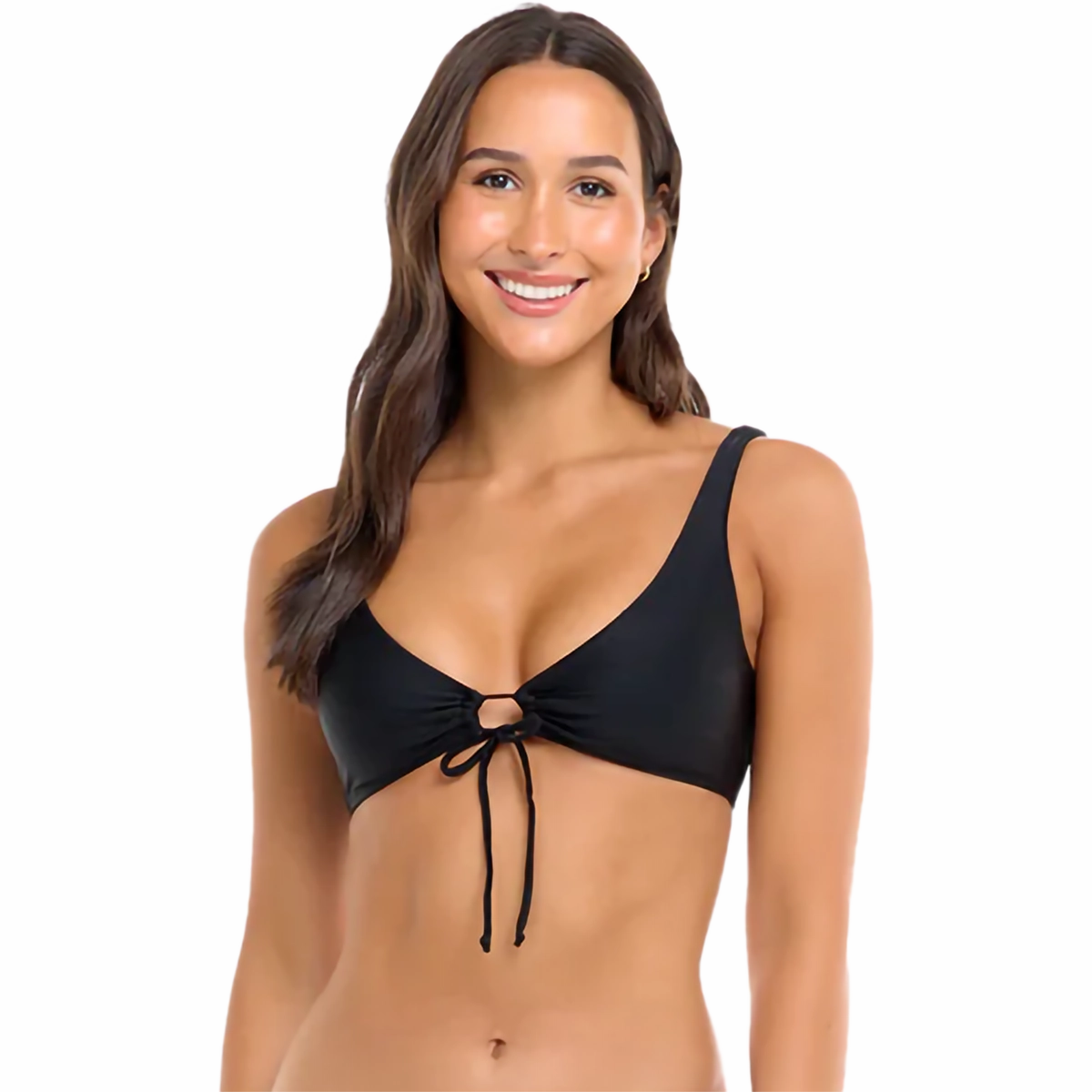 Ibiza Lolah Scoop Bikini Top High Coverage Back Panels