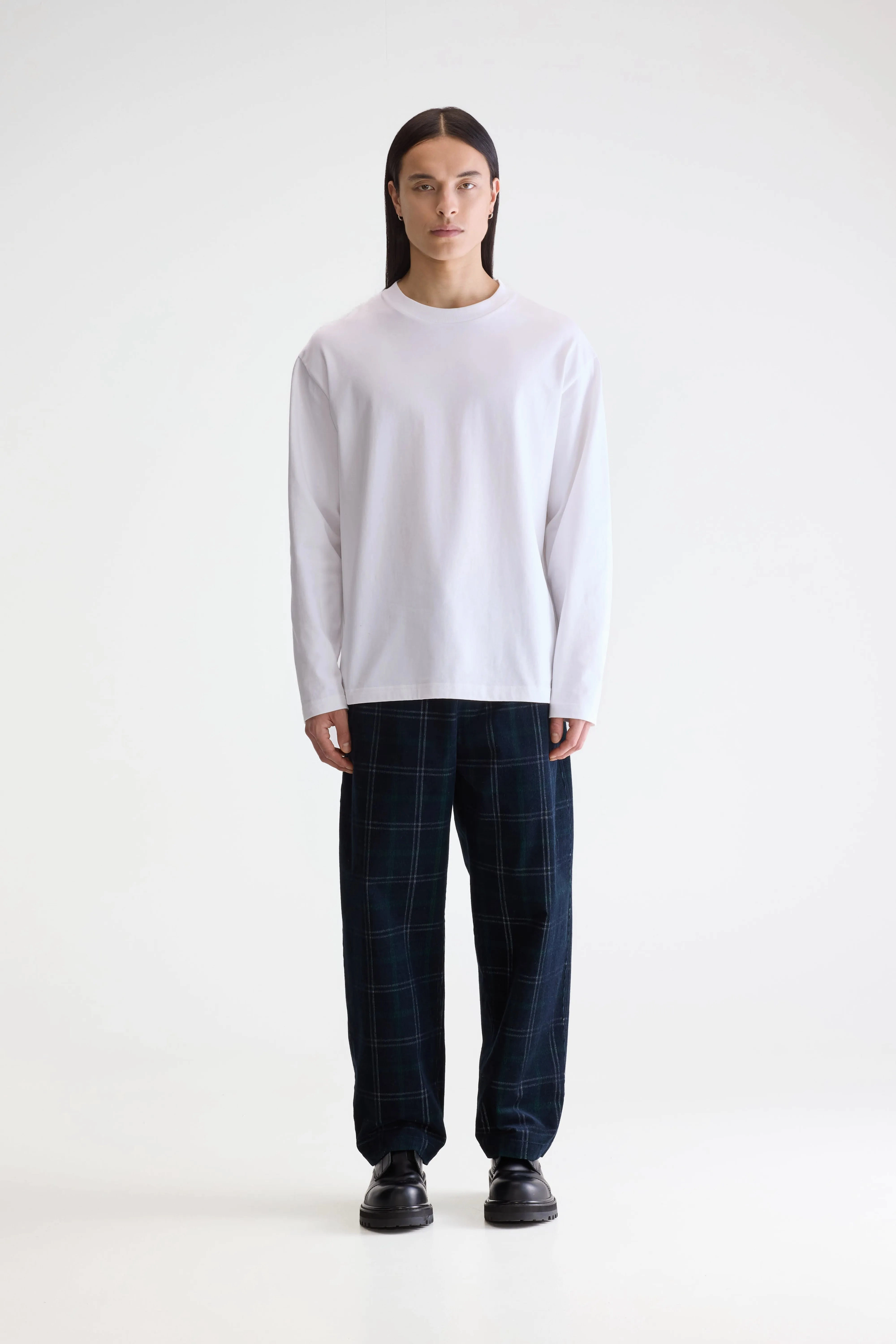 Vlugi long-sleeve t-shirt (252 / M / WHITE) Quick Dry Material Layering Piece