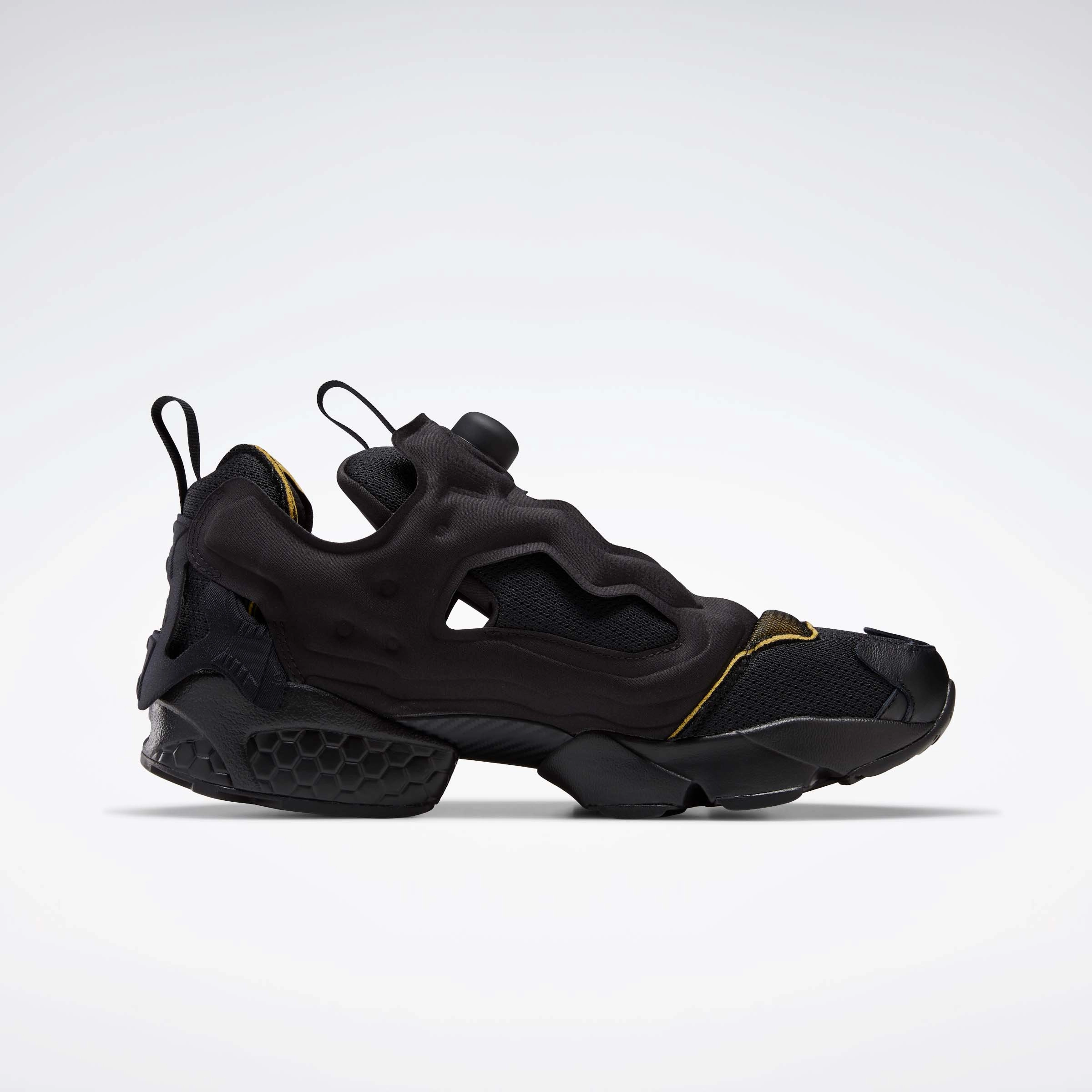 Stitched Toe Box Recycled Outsole Material Insta Pump Fury Memory Of - Black
