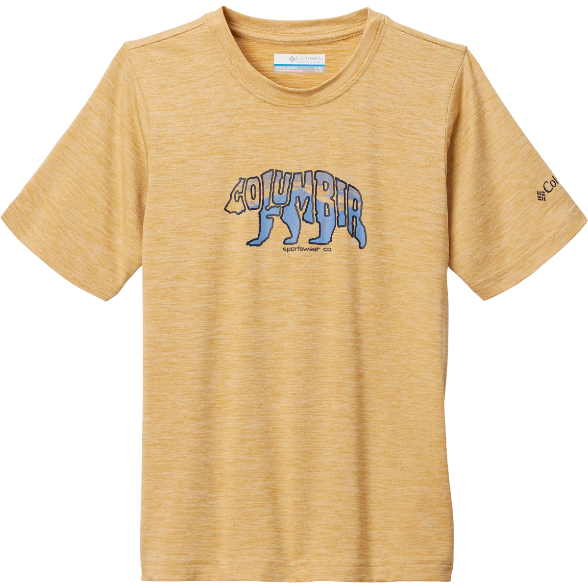 SunProtectionFabric Slim Fit Cut Youth Mount Echo Short Sleeve Graphic Shirt